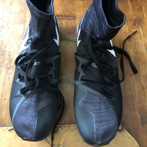 NEW Nike Racing Shoes black and white size 8 - Picture 3 of 8